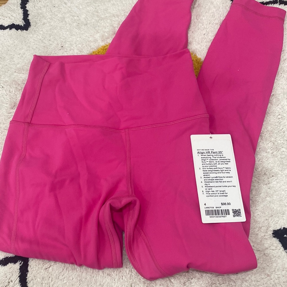 Sonic Pink Align Leggings